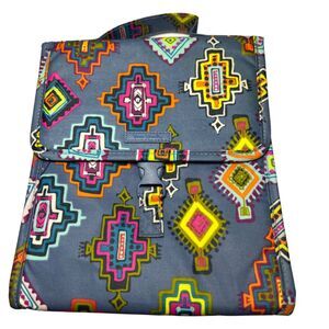 Vera Bradley Waterproof Lunch Sack Bag Painted Medallions Retired Pattern EUC
